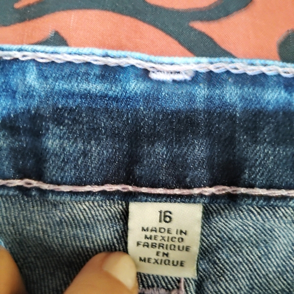 Vtg Y2K Early 2000s Splatter Bleach Style True Religion Denim Skinny Jeans - Picture 9 of 15